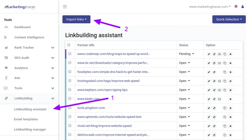 help linkbuilding import1