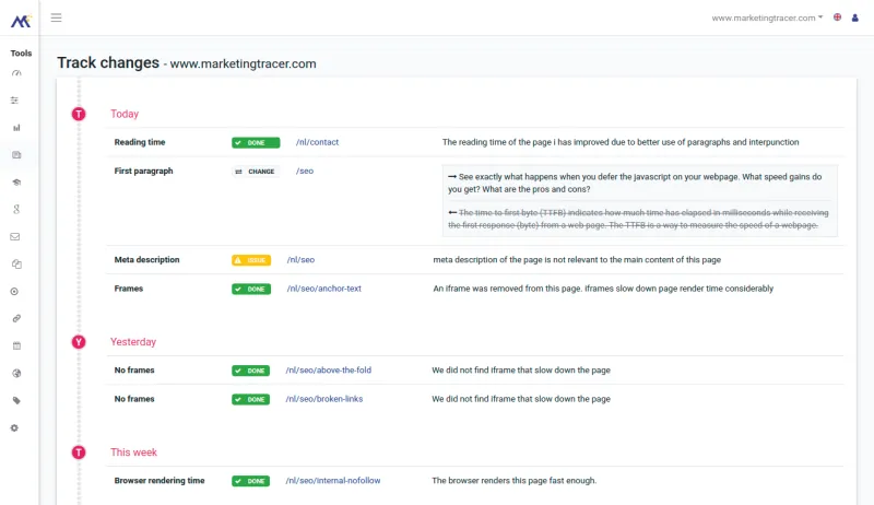 track changes desktop en